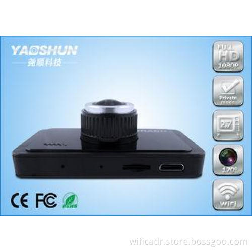 Dual Lens Ambarella Car DVR Video Recorder Cycle Recording